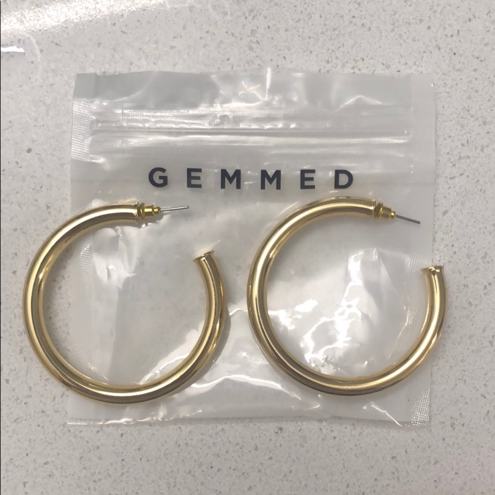 Gold Hoops - image 1